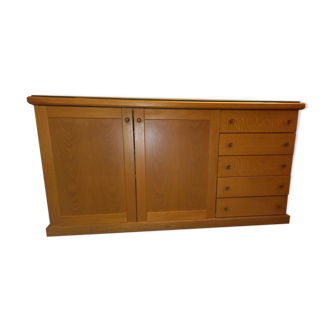 Solid oak buffet