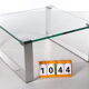 German Chrome and Glass coffee table Model Klassik 1022 Van Peter Draenert, 1960s