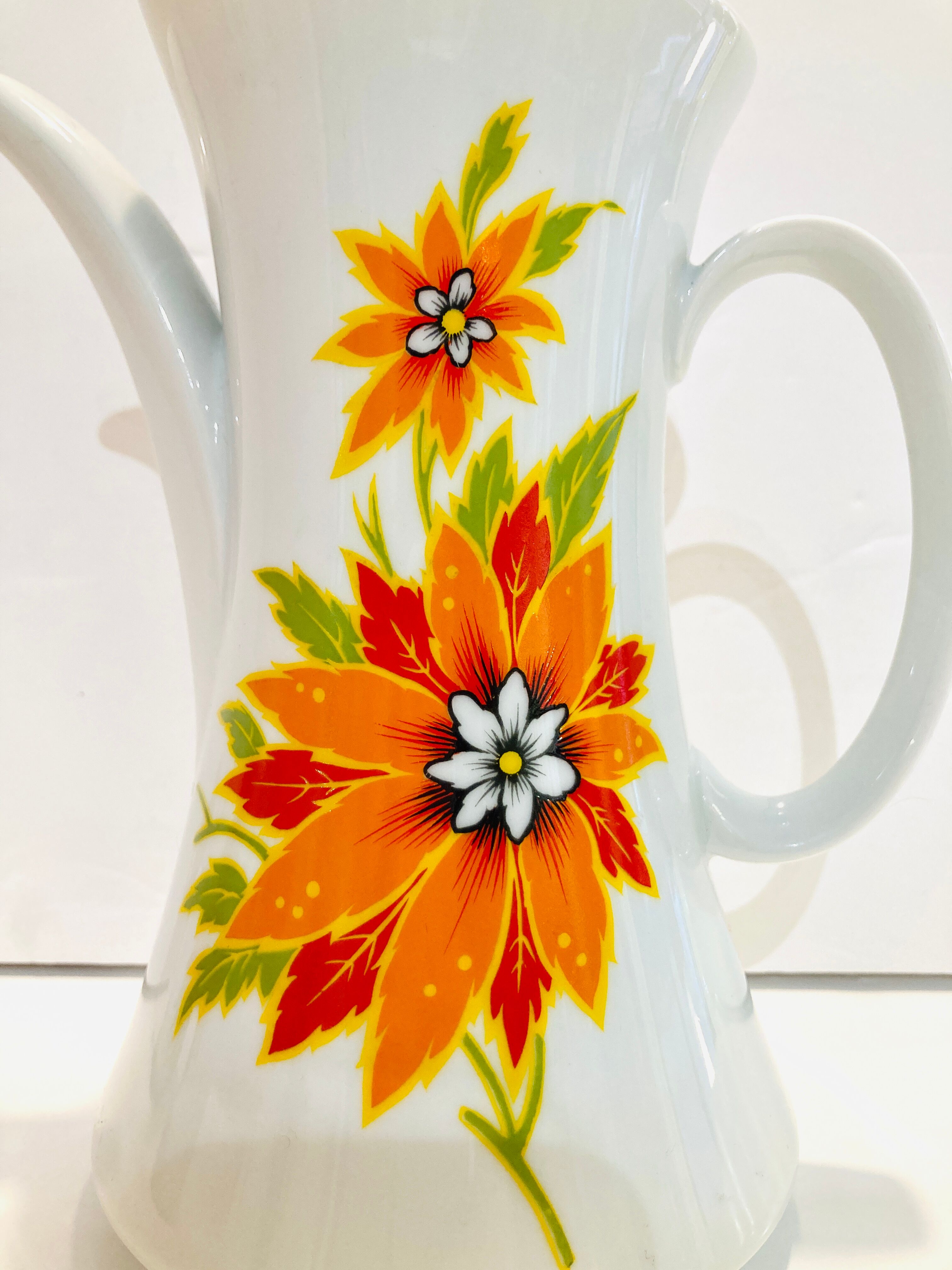 Teapot set & 8 cups 70s winterling schwarzenback bavaria germany-retro-kitchen -vintage