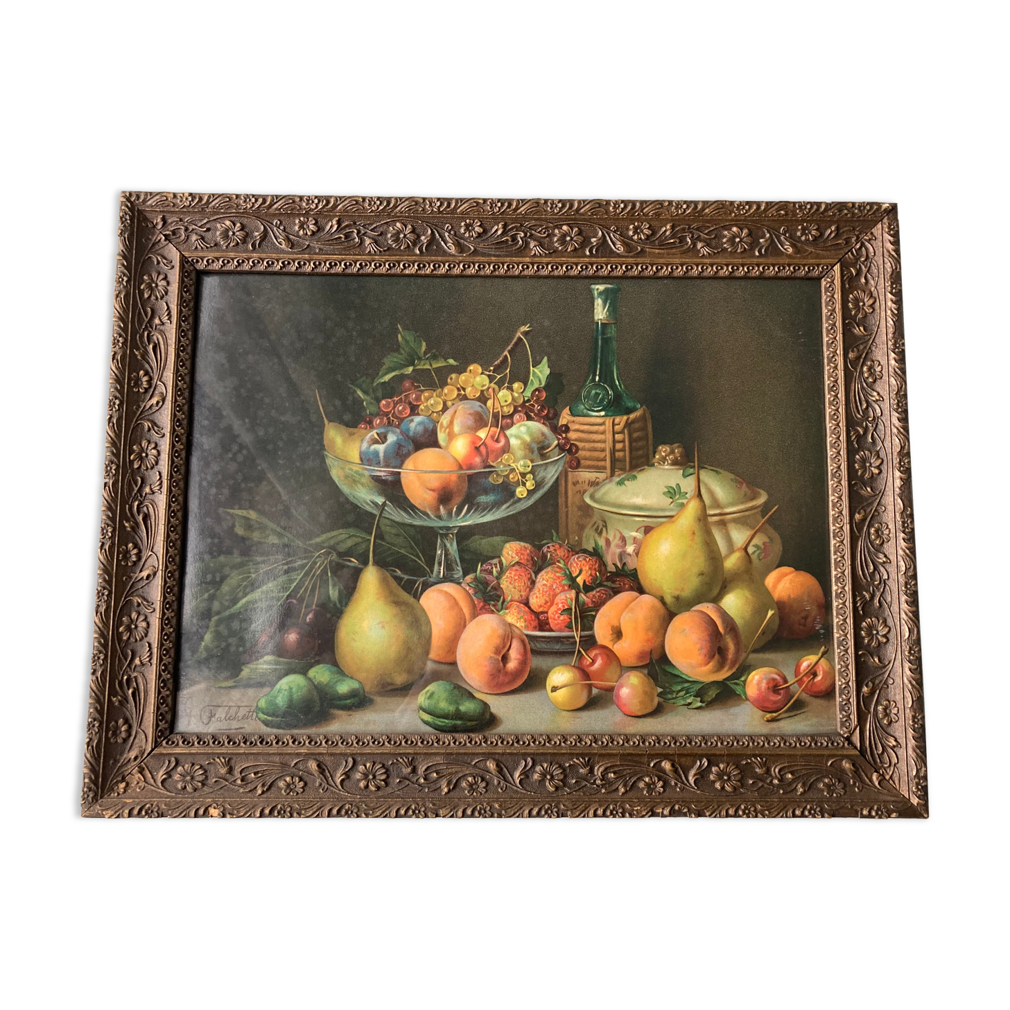 Still life chromolithography