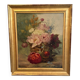 Oil on canvas still life with flowers signed Henry Gaspillat 19th century.