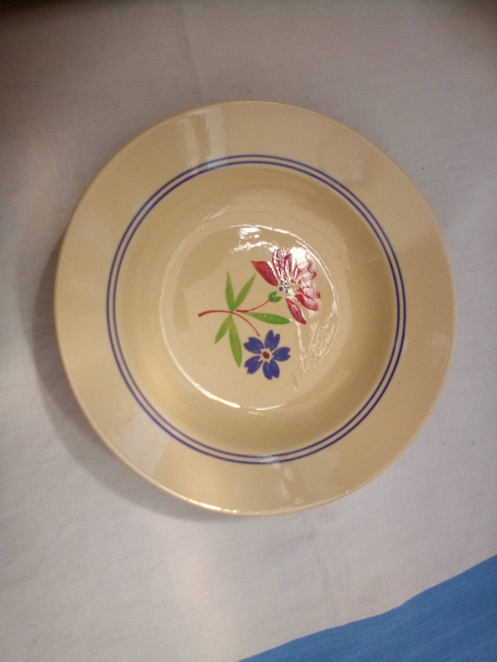 6 May soup plates / KG Lunéville