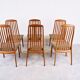 Set of 6 dining chairs, model EVA by Niels Kofoed, Denmark