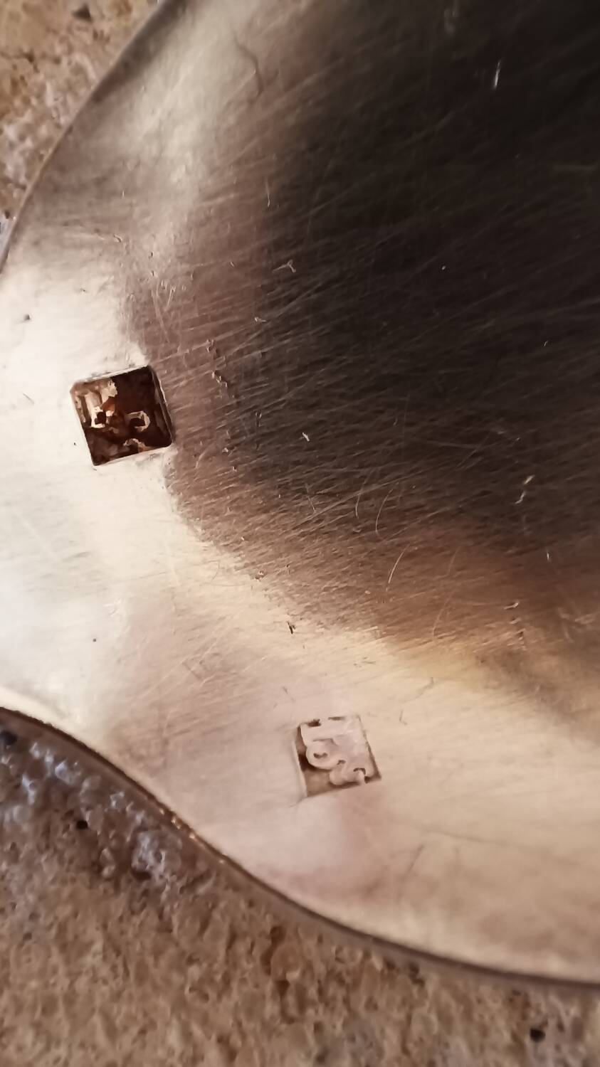 4 small Art Deco spoons