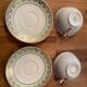 Set of 2 limoges porcelain tea cups