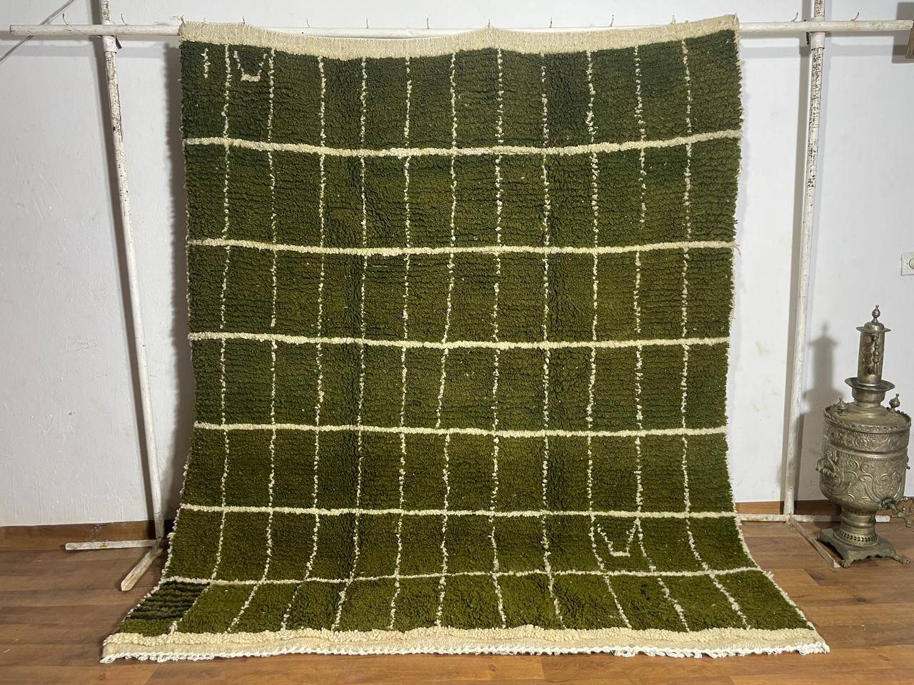 Natural handmade Berber rug 3x2 m