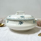 Soup Pot Green Iron Land St Amand, XIXth