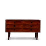 Commode en palissandre de design danois du milieu du siècle fabriquée par Brouer Mobelfabrik, années 1960