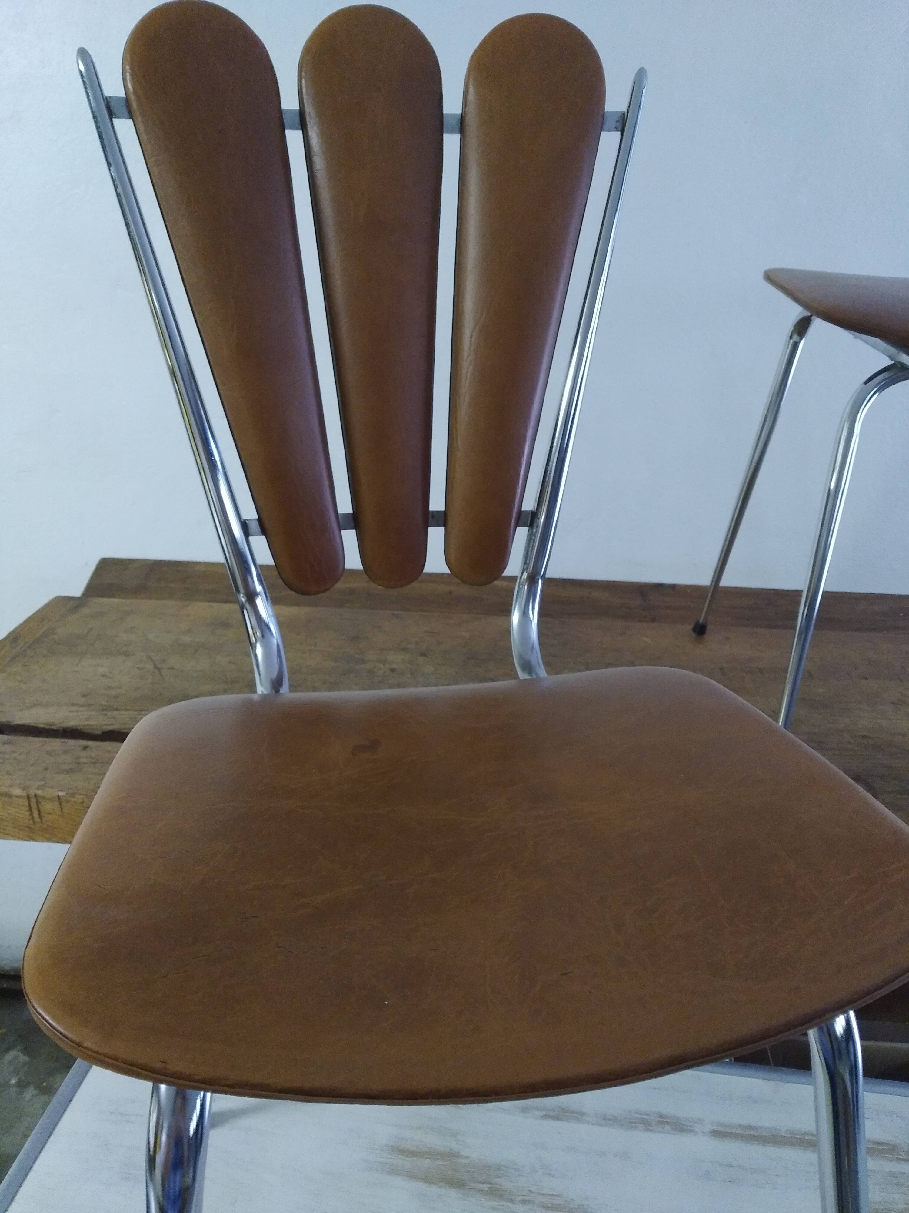 Petals back chair, vintage