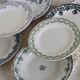 6 mismatched vintage iron earthenware plates
