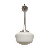 Opaline Art Deco hanging lamp
