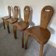 Suite de 4 tabourets de ferme