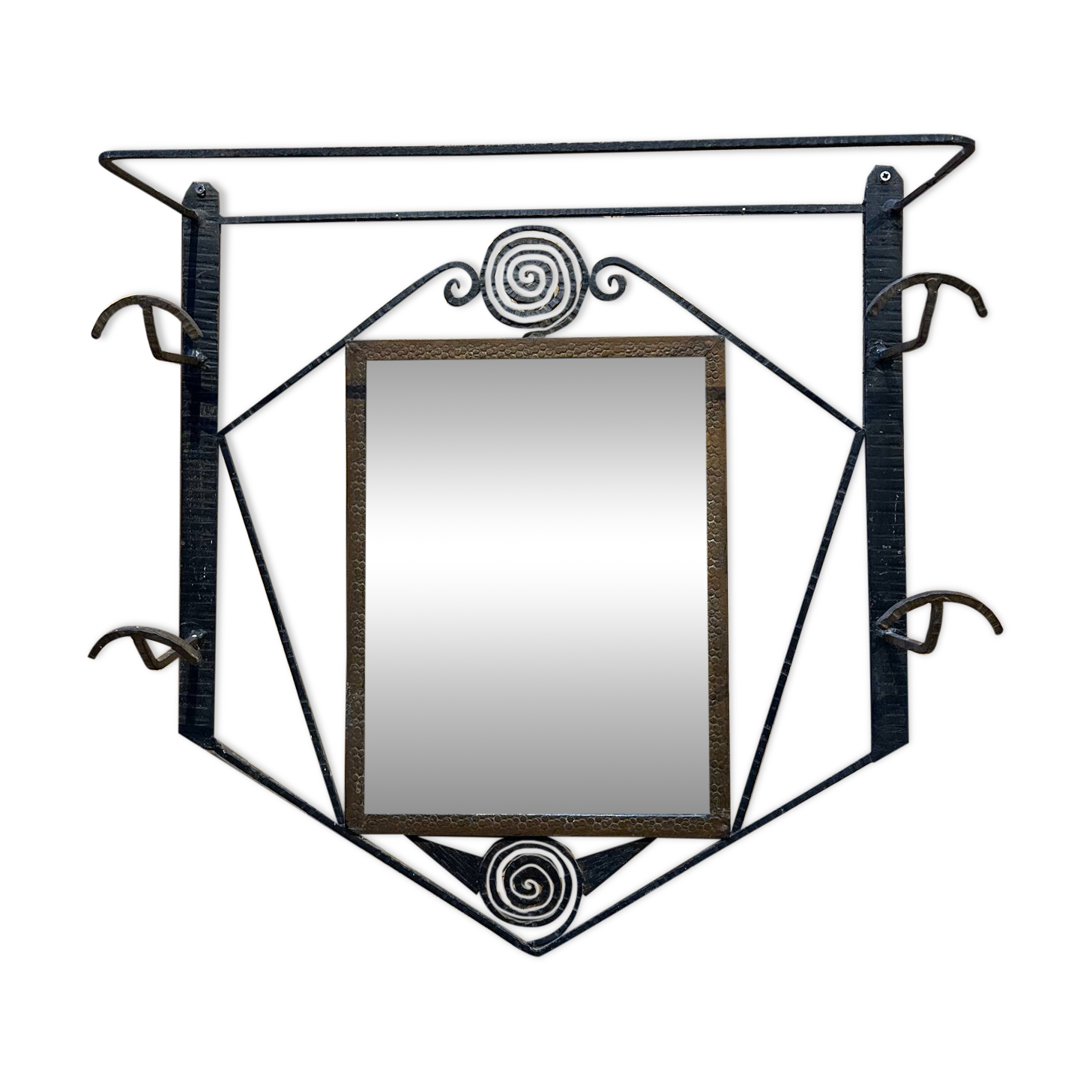 Art Nouveau coat rack