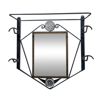 Art Nouveau coat rack