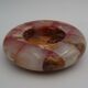 vintage onyx checkerboard round ashtray