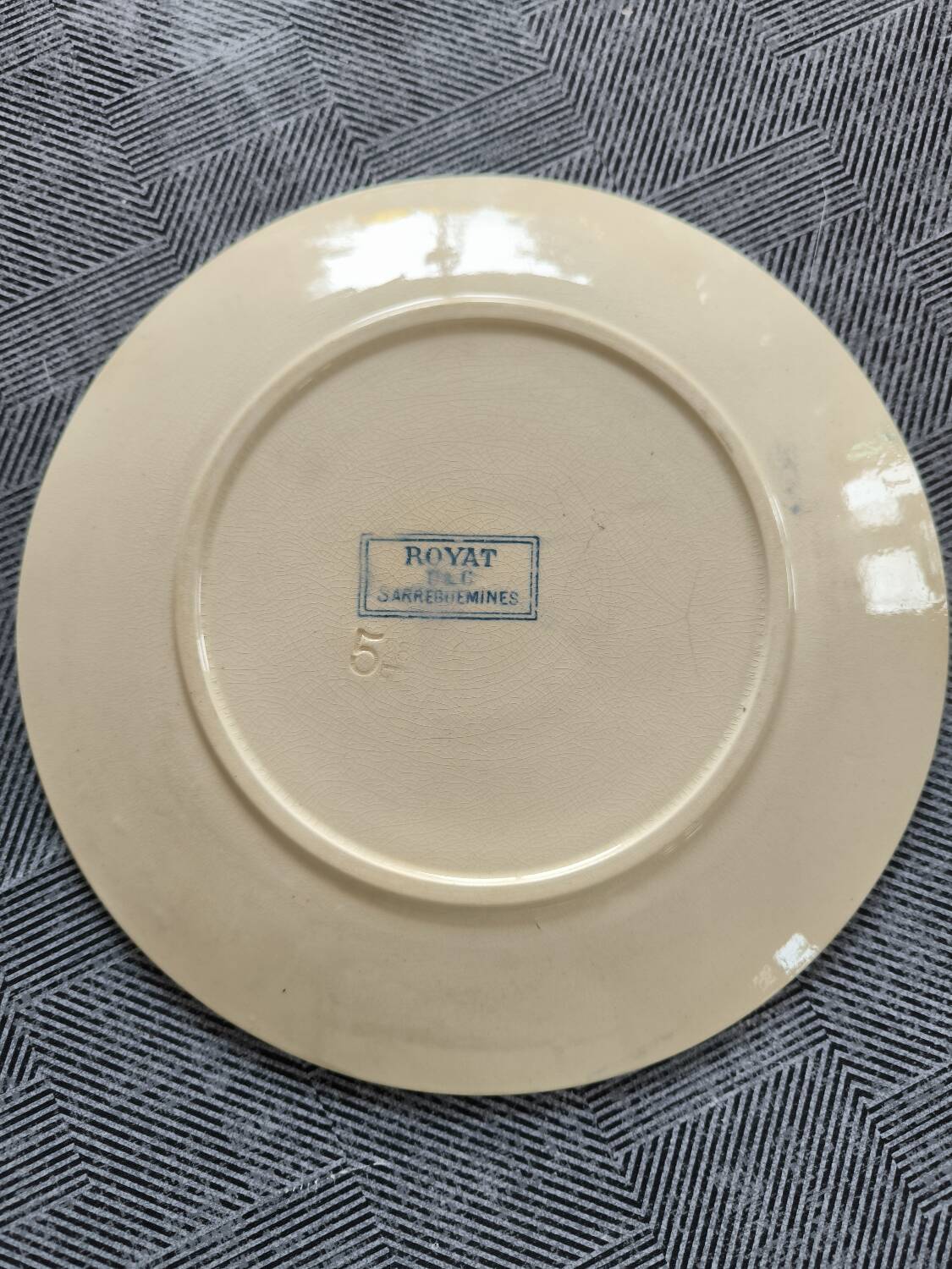 Royat dessert plates Sarreguemines