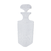 Square-shaped crystal carafe has spikes