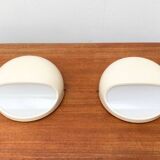 Italian Space Age Wall Lamps from the Mid-Century by Gerd Lange for Kartell, 1960s, Set of 2