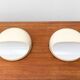 Italian Space Age Wall Lamps from the Mid-Century by Gerd Lange for Kartell, 1960s, Set of 2