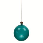 Cascade glass and teak lamp by Uno & Östen Kristiansson for Luxus, Sweden 1960s