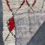 Moroccan carpet azilal beige - 114 x 166 cm