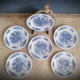 Set 6 plates Beacon Hill