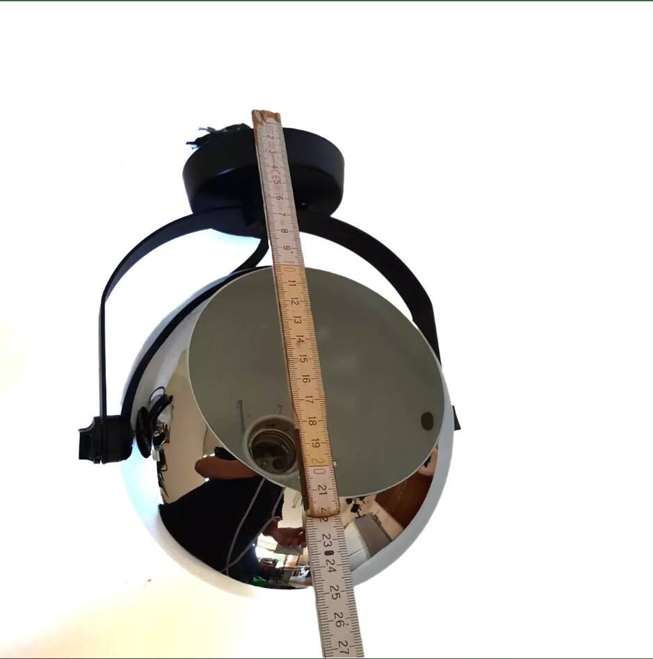 Altalite, adjustable chrome chrome spotlights couple, 70s