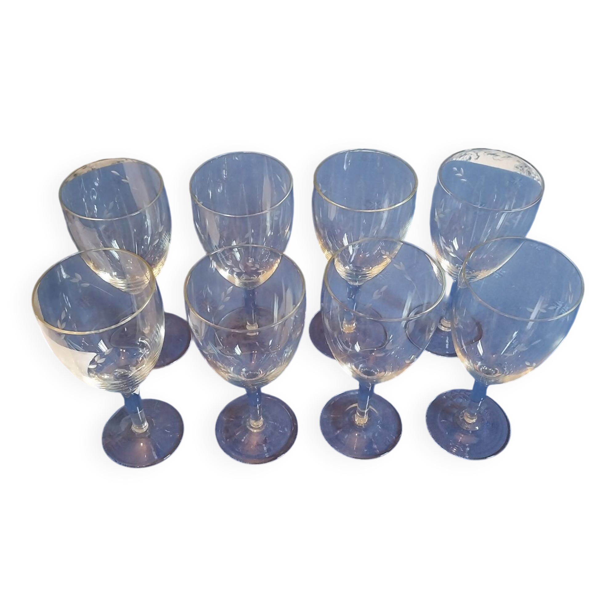 Vintage crystal stemware