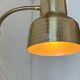 Vintage adjustable wall lamp, perforated brass, Carl Thore Suede 1960