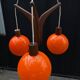 Scandinavian Rispal teak chandelier 1960