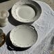 Circular plate model Nico gold Digoin Sarreguemines D30.5
