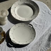 Plat circulaire modèle Nico doré Digoin Sarreguemines D30,5