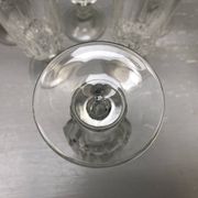 Set of 6 lance model champagne flutes, design made in France from the 1970s.