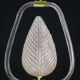 Set of 2 Pink and Transparent Murano Glass Chandelier by Barovier e Toso, 1950s