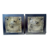 Wall Lights attributed to Carlo Nason for Mazzega, 1970s, Set of 2