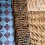 Vintage rattan lounge chair