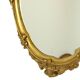Miroir en or classique français style baroque acanthe 76 cm