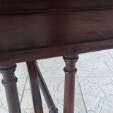 English double-sided mahogany desk