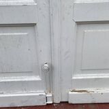 Suite de quatre portes de passage a petits carreaux XX siècle