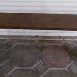 Chapel bench in chestnut wood