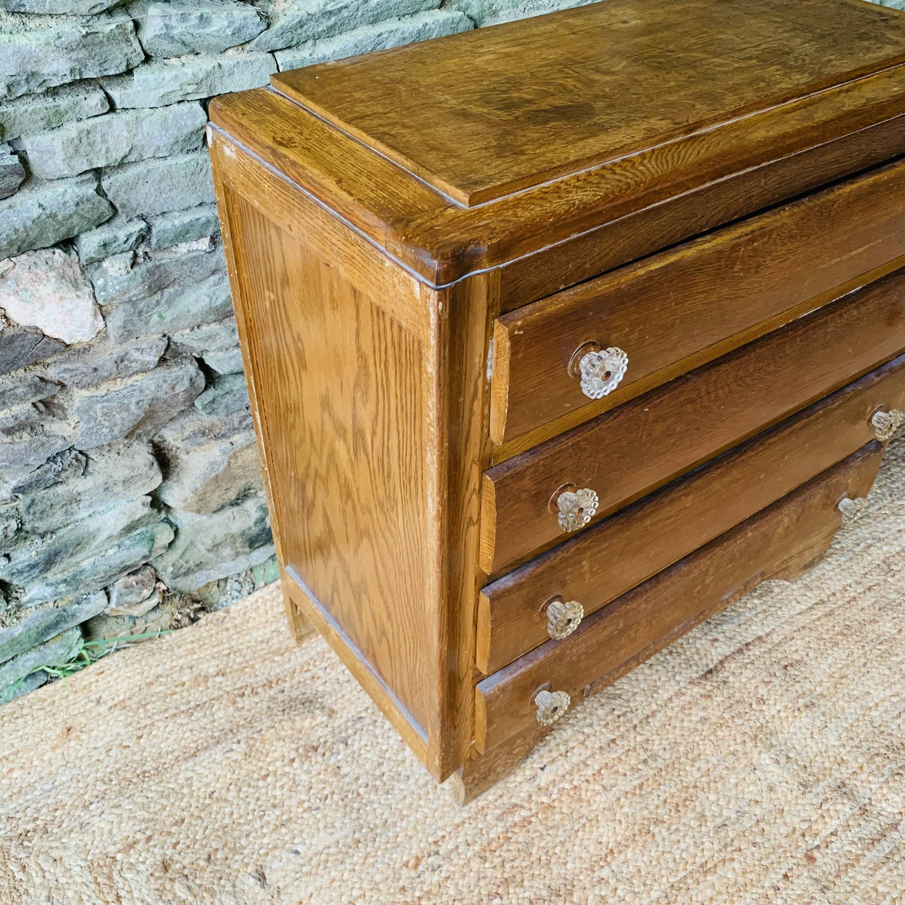 Commode vintage - poignées fleurs