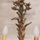 Late 19th century gilt bronze fleur-de-lis chandelier