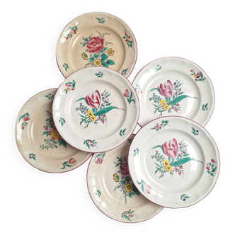 Assiettes plates Société céramiste Maestricht