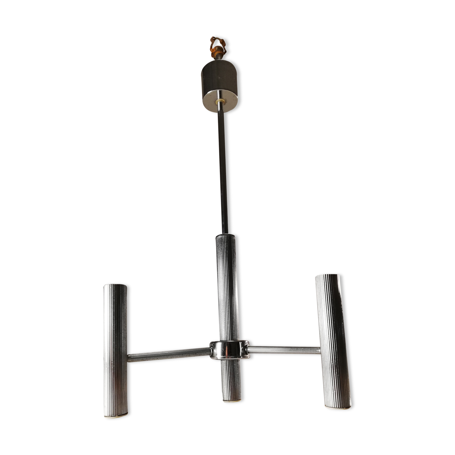 Sciolari tube chandelier 70s