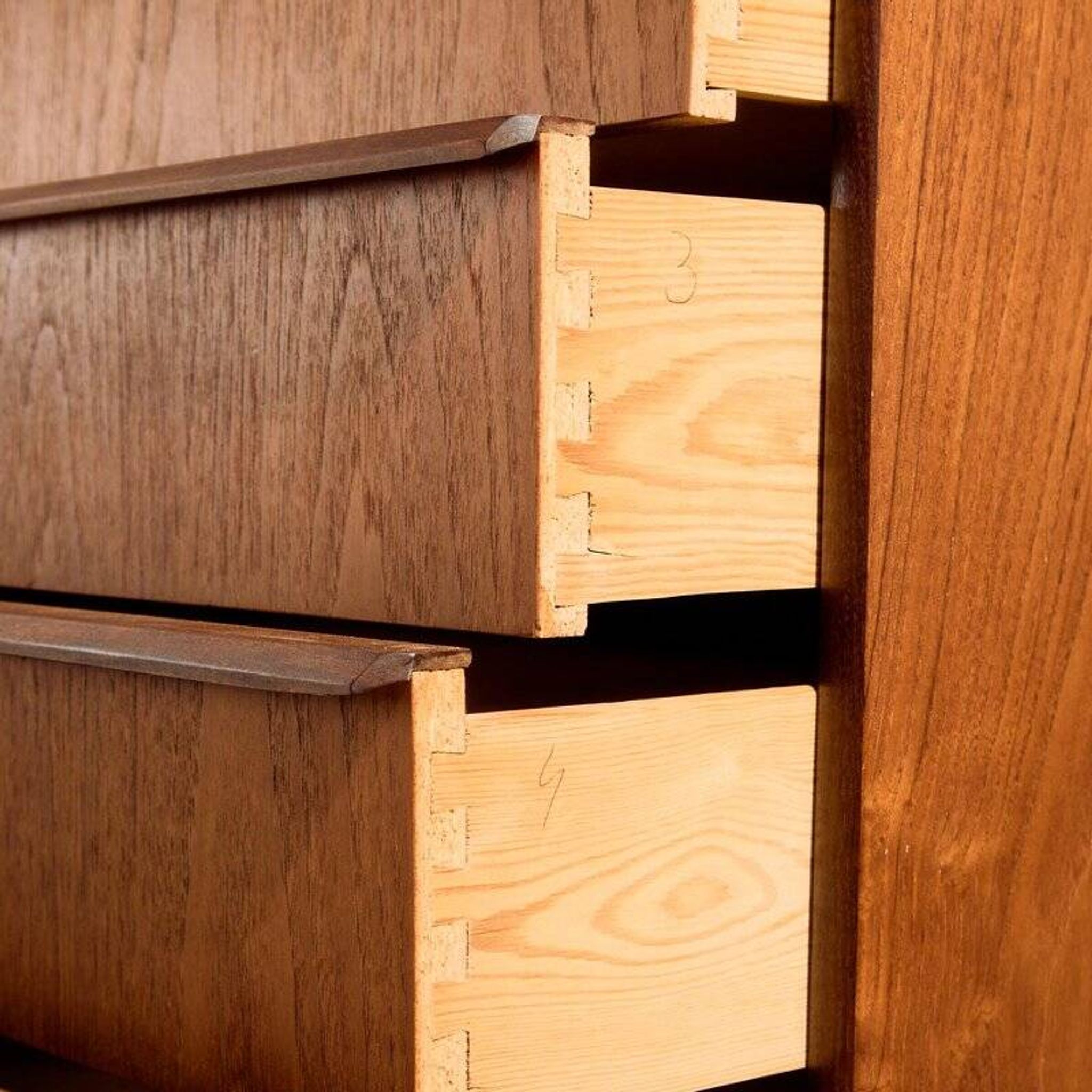 Vintage Teak Dresser, 1960s