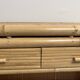 vintage bamboo chest of drawers/console