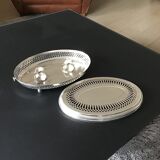 Silver heating coaster