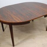 Vintage extendable rosewood dining table, 1960s