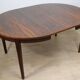 Table de repas vintage extensible en palissandre, 1960