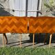 Antique extendable table in cherry wood and marquetry in the Louis XV style.